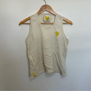 Kerri Rosenthal Cream Knit Sweater Vest Size XL